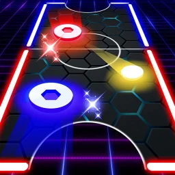 أيقونة Air Hockey Glow HD Ultimate 2D